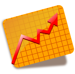 upward arrow
